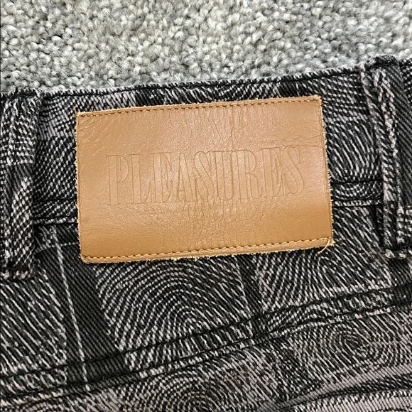 NWOT Pleasures Trace Denim Pant 'Black' - Picture 5 of 7